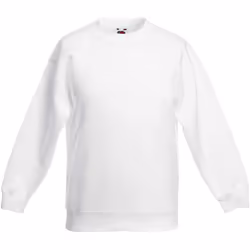 Fruit Of The Loom - Sweatshirt classique - Enfant unisexe (Lot de 2) (Blanc)