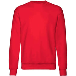 Fruit Of The Loom - Sweatshirt classique - Enfant unisexe (Lot de 2) (Rouge)