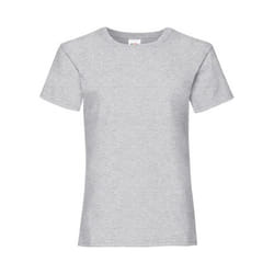 Fruit of the Loom - T-shirts VALUEWEIGHT - Fille (Gris)