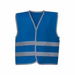 Yoko - Gilet de sécurité haute visibilité - Enfant (Lot de 2) (Bleu roi)