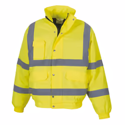 Yoko - Veste bomber haute visibilité - Homme (Lot de 2) (Jaune Haute Visibilité)