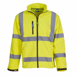 Yoko - Veste haute visibilité - Homme (Lot de 2) (Jaune fluo)