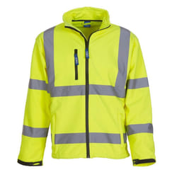 Yoko - Veste haute visibilité - Homme (Lot de 2) (Jaune fluo)