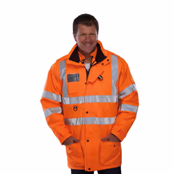 Yoko - Veste multifonction haute visibilité imperméable - Unisexe (Lot de 2) (Orange haute visibilité)