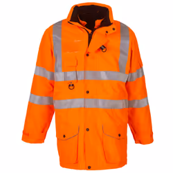 Yoko - Veste multifonction haute visibilité imperméable - Unisexe (Lot de 2) (Orange haute visibilité)