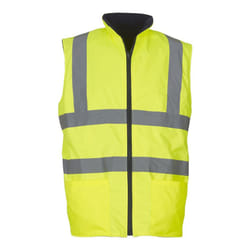Yoko - Gilet polaire haute visibilité - Homme (Lot de 2) (Jaune Haute Visibilité)