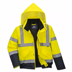 Portwest - Veste bomber haute visibilité - Unisexe (Lot de 2) (Jaune/Bleu marine)
