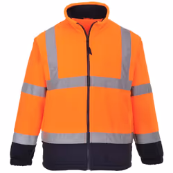 Portwest - Veste polaire haute visibilité - Homme (Lot de 2) (Orange/Bleu marine)