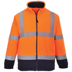 Portwest - Veste polaire haute visibilité - Homme (Lot de 2) (Orange/Bleu marine)