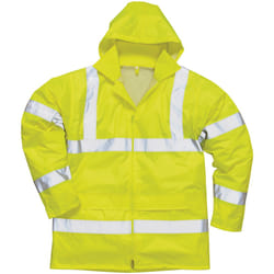Portwest - Veste de pluie haute visibilité imperméable - Unisexe (Lot de 2) (Jaune)