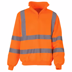Yoko - Lot de 2 sweatshirts haute visibilité - Homme (Orange)