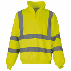 Yoko - Lot de 2 sweatshirts haute visibilité - Homme (Jaune)