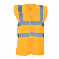 Yoko - Gilet de sécurité haute visibilité - Mixte (Lot de 2) (Orange)