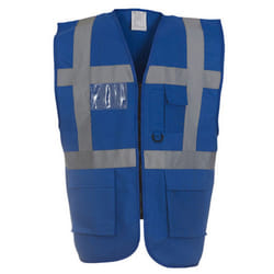 Yoko - Gilets de sécurité - Unisexe (Bleu roi)