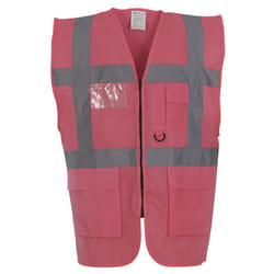 Yoko - Gilets de sécurité - Unisexe (Rose)