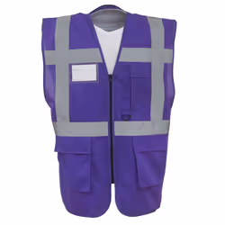 Yoko - Gilets de sécurité - Unisexe (Violet)