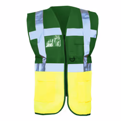 Yoko - Gilets de sécurité - Unisexe (Vert/ Jaune)