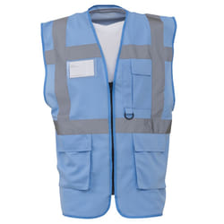 Yoko - Gilets de sécurité - Unisexe (Bleu ciel)