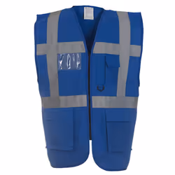 Yoko - Gilets de sécurité - Unisexe (Bleu roi)