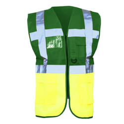 Yoko - Gilets de sécurité - Unisexe (Vert/ Jaune)
