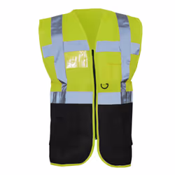 Yoko - Gilets de sécurité - Unisexe (Jaune/ Noir)