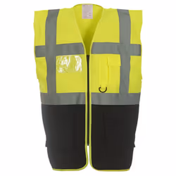 Yoko - Gilets de sécurité - Unisexe (Jaune/ Noir)