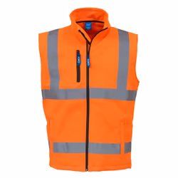 Yoko - Gilet haute visibilité - Homme (Lot de 2) (Orange Haute Visibilité)