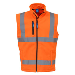 Yoko - Gilet haute visibilité - Homme (Lot de 2) (Orange Haute Visibilité)