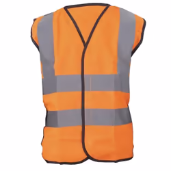 Veste haute visibilité Yoko pour enfant (Lot de 2) (Orange haute visibilité)