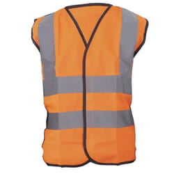 Veste haute visibilité Yoko pour enfant (Lot de 2) (Orange haute visibilité)