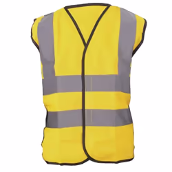 Veste haute visibilité Yoko pour enfant (Lot de 2) (Jaune Haute Visibilité)