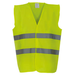Yoko - Gilet de sécurité haute visibilité - Homme (Lot de 2) (Jaune)