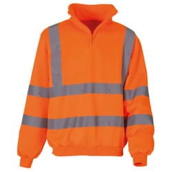 Yoko - Lot de 2 sweatshirts haute visibilité - Homme (Orange)