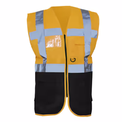 Yoko - Gilets de sécurité - Unisexe (Orange/ Noir)