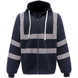 Yoko Hi Visibility - Veste réfléchissante à capuche - Homme (Bleu marine)