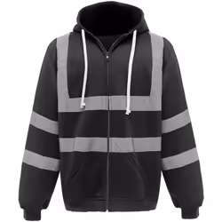 Yoko Hi Visibility - Veste réfléchissante à capuche - Homme (Noir)
