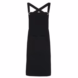 Premier - Tablier de bar dos croisé - Taille unique (Noir)