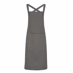 Premier - Tablier de bar dos croisé - Taille unique (Gris foncé)