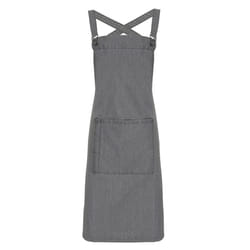 Premier - Tablier de bar dos croisé - Taille unique (Gris jean)