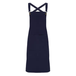Premier - Tablier de bar dos croisé - Taille unique (Bleu marine)