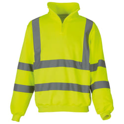 Yoko - Lot de 2 sweatshirts haute visibilité - Homme (Jaune)
