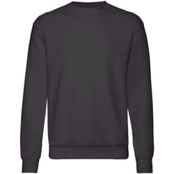 Fruit Of The Loom - Sweatshirt classique - Enfant unisexe (Lot de 2) (Noir)