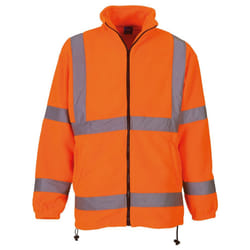 Yoko - Veste polaire haute visibilité - Homme (Lot de 2) (Orange)