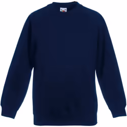 Fruit Of The Loom - Sweatshirt - Enfant unisexe (Lot de 2) (Bleu marine profond)