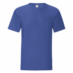 Fruit Of The Loom - T-shirt ICONIC - Hommes (Bleu roi chiné)