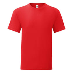 Fruit Of The Loom - T-shirt ICONIC - Hommes (Rouge)