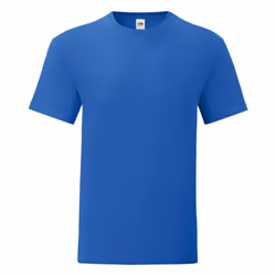 Fruit Of The Loom - T-shirt ICONIC - Hommes (Bleu roi)
