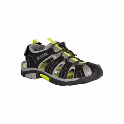 Regatta - Sandales WESTSHORE - Unisexe (Noir/vert fluo)