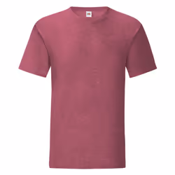 Fruit Of The Loom - T-shirt ICONIC - Hommes (Bordeaux chiné)