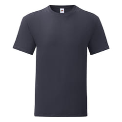 Fruit Of The Loom - T-shirt ICONIC - Hommes (Bleu marine foncé)